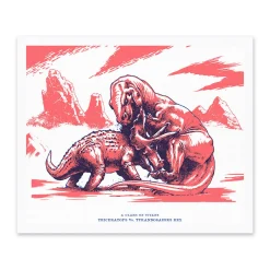 A Clash Of Titans Riso Print (12x10)