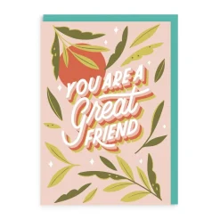 A Great Friend Greeting Card