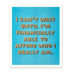 Afford Who I Really Am Riso Print (12x10)