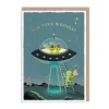 Aliens Birthday Card
