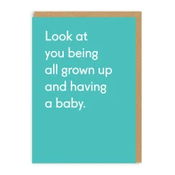 All Grown Up Having A Baby Card | New Baby Card | Ohh Deer