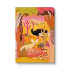 Animals of the Sahara Desert A5 Paperback Notebook