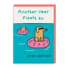 Another Year Floats By Birthday Card