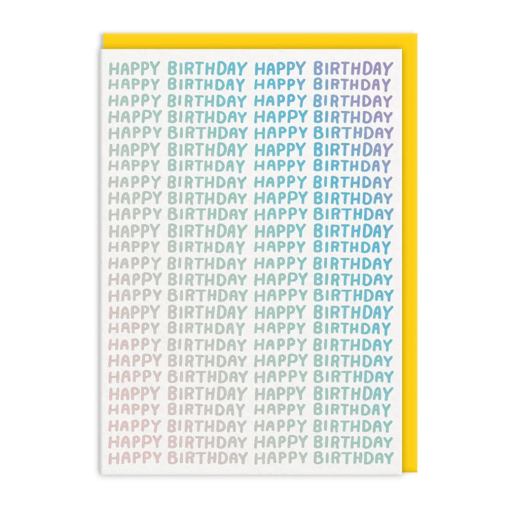 Ashkahn's On Repeat Happy Birthday Card | Ohh Deer