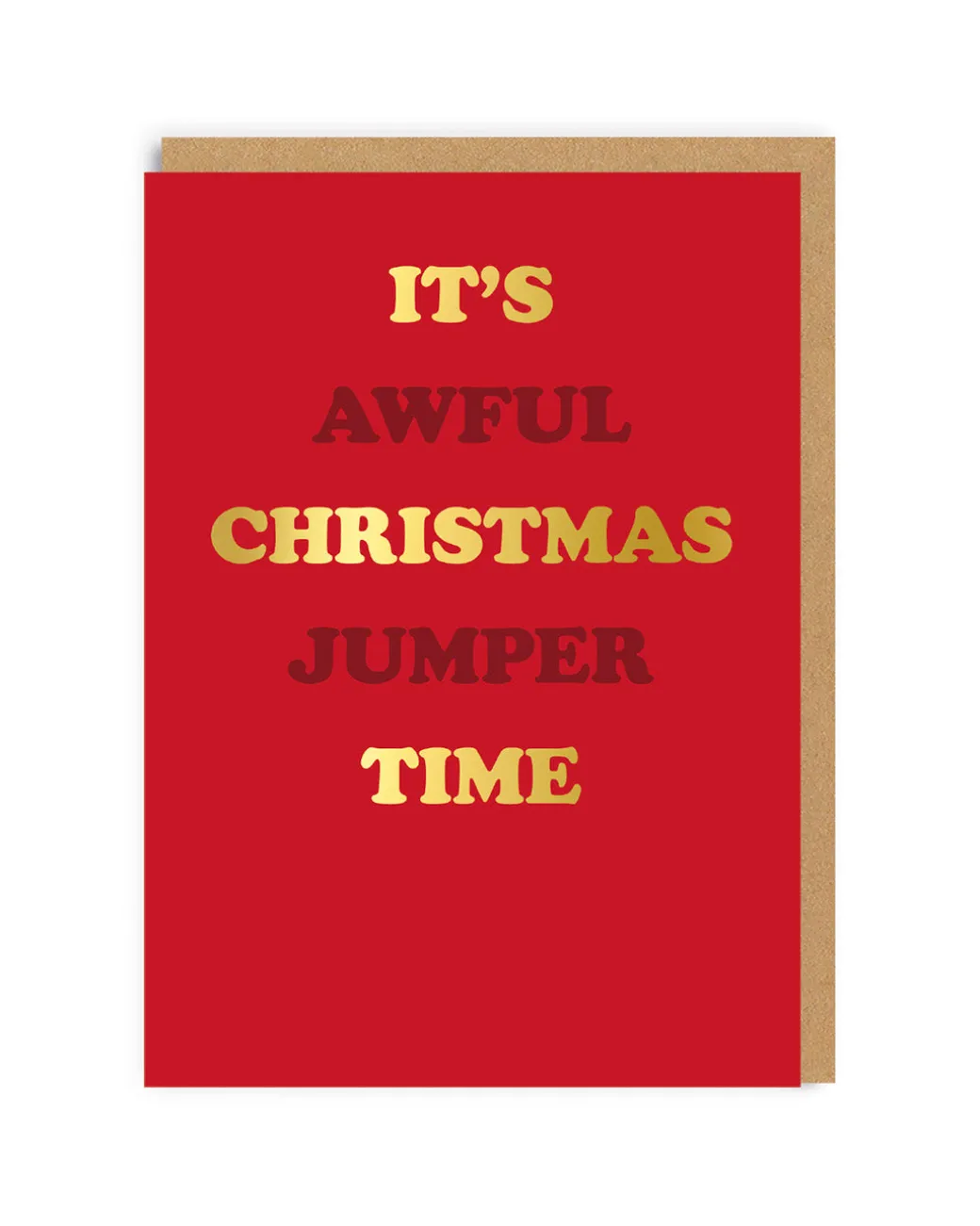 Awful Christmas Jumper Time Christmas Card | Ohh Deer