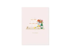 Bar Cart 3D Pop Up Greeting Card | Ohh Deer