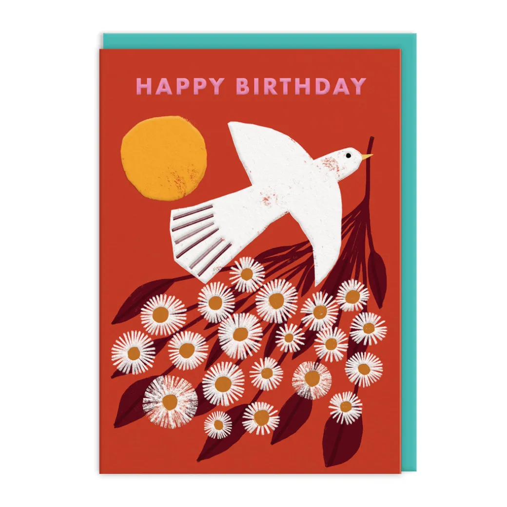 Bird and Flowers Birthday Card 🕊️🌸 | Ohh Deer