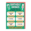 Birthday Night Drinks Coupon Card 🍾🥂🍻 | Ohh Deer