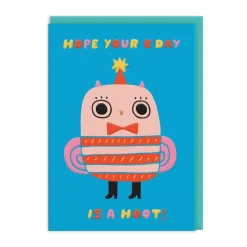 Birthday Owl Greeting Card