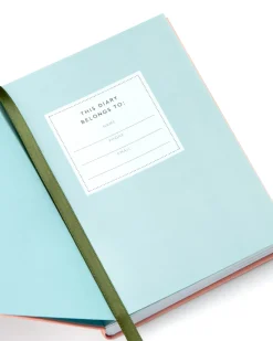 Blossom Pink 2025 A6 Diary - Elegant Daily Diary with Goals Pages