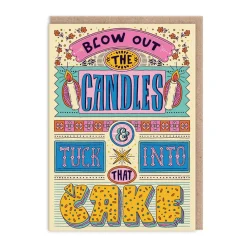 Blow Out The Candles Birthday Card