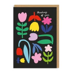 Bold Floral Thinking of You Card | Ohh Deer