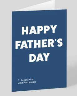 Bought With Your Money Father's Day Card | Ohh Deer