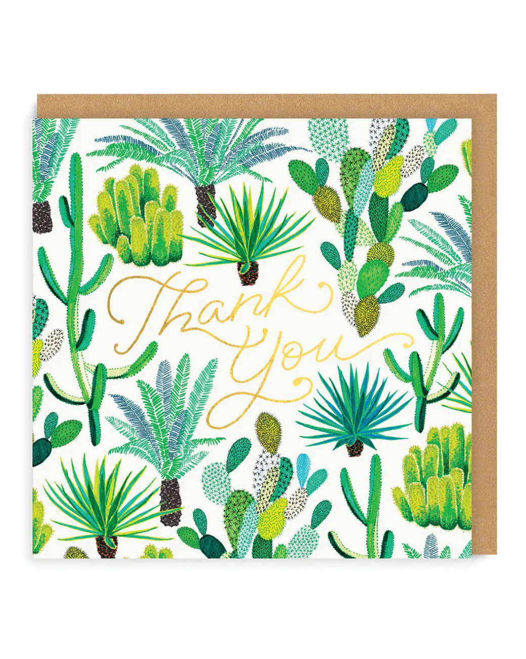 Cacti Thank You Greeting Card