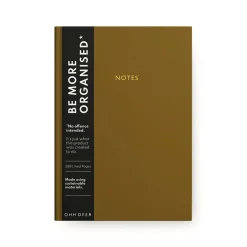 Capture Your Thoughts: Khaki Linen Notebook📓 | Ohh Deer