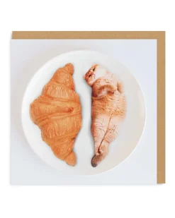 Cat Croissants Greeting Card
