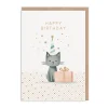 Cat Happy Birthday Card