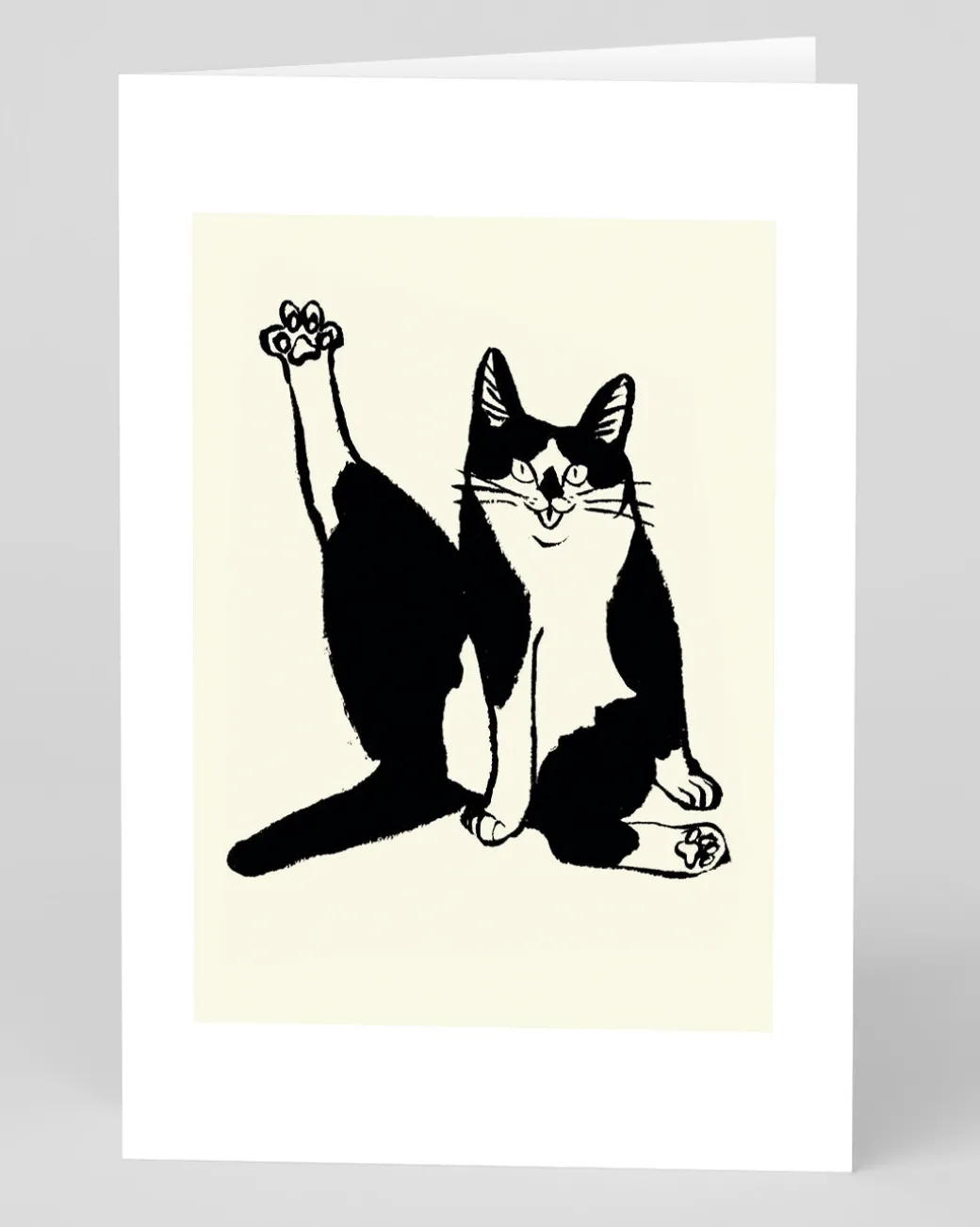 Cat Pose Greeting Card | Ohh Deer