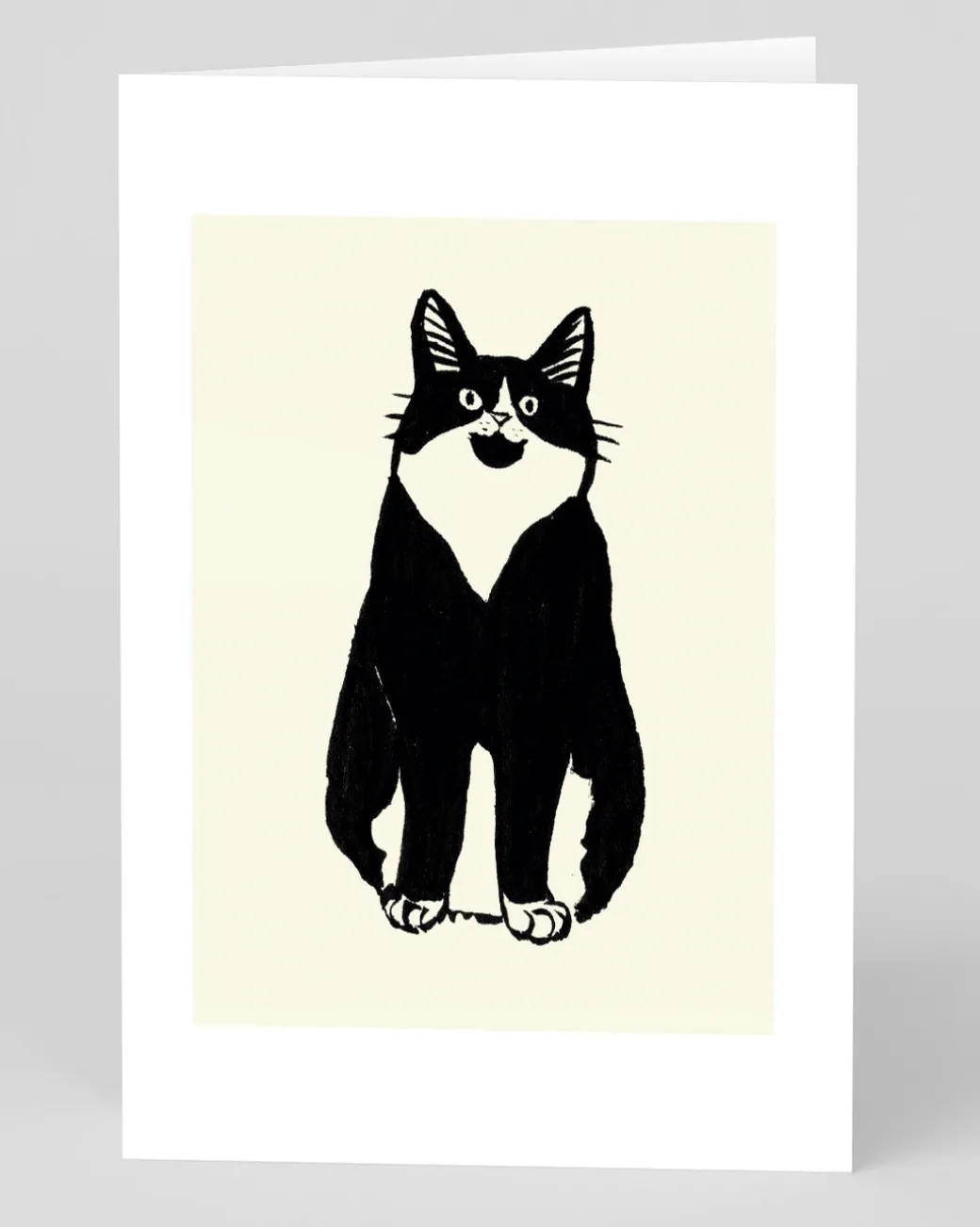 Cat Stare Greeting Card | Ohh Deer