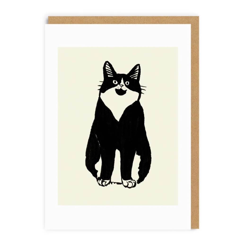 Cat Stare Greeting Card | Ohh Deer