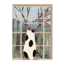 Cat Window Thinking Of You Card | Ohh Deer