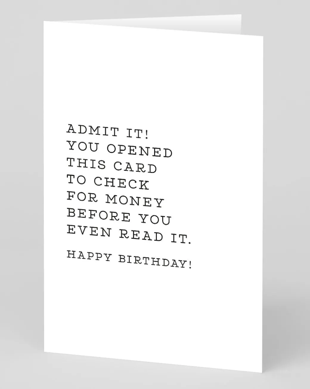 Check For Money Birthday Card | Ohh Deer