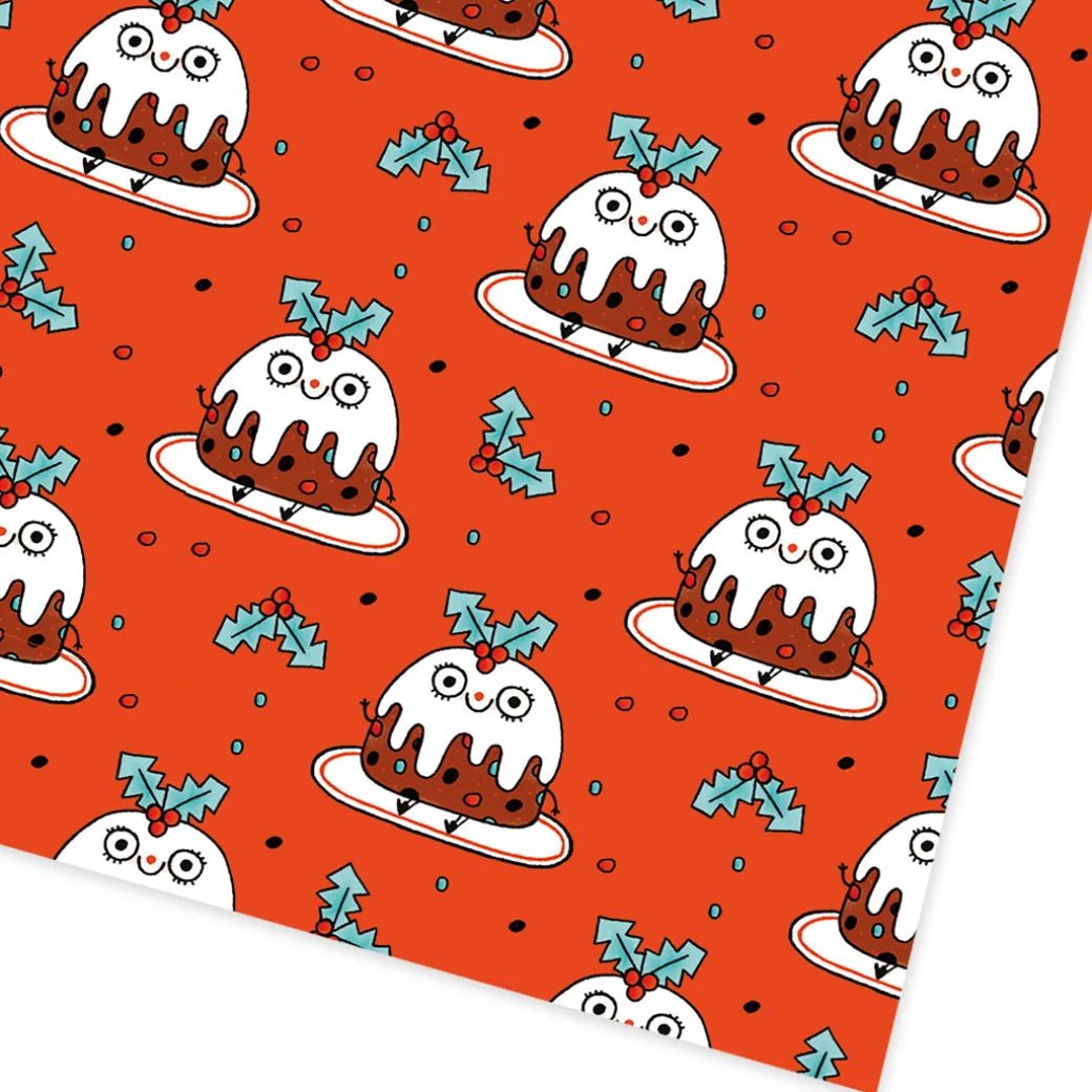 Christmas Pudding Gift Wrap