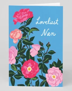 Climbing Roses Lovliest Nan Greeting Card | Ohh Deer