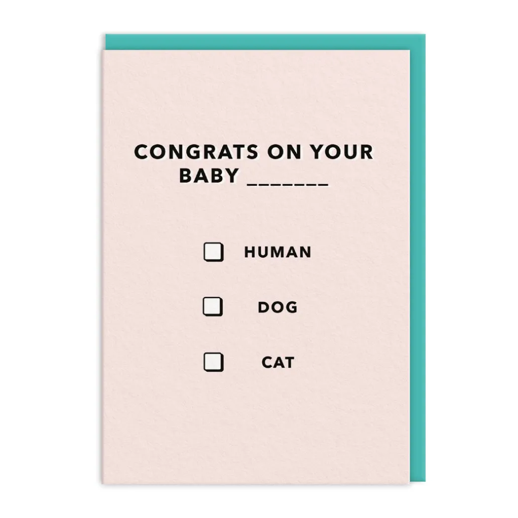 Congrats On Your Baby INSERT HERE Greeting Card | Ohh Deer