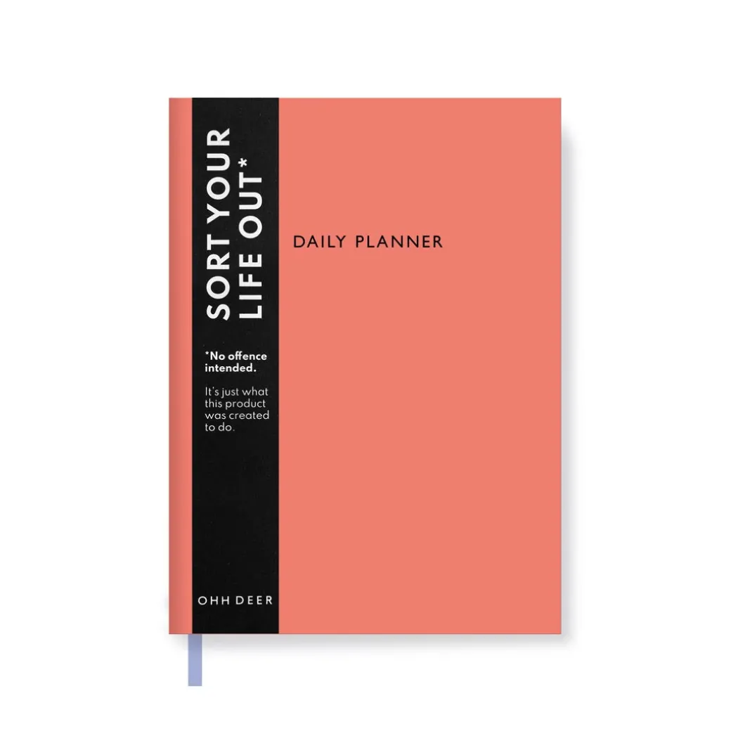 Coral A5 Daily Planner | Ohh Deer
