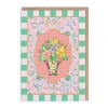 Cottagecore Large Vase Birthday Card