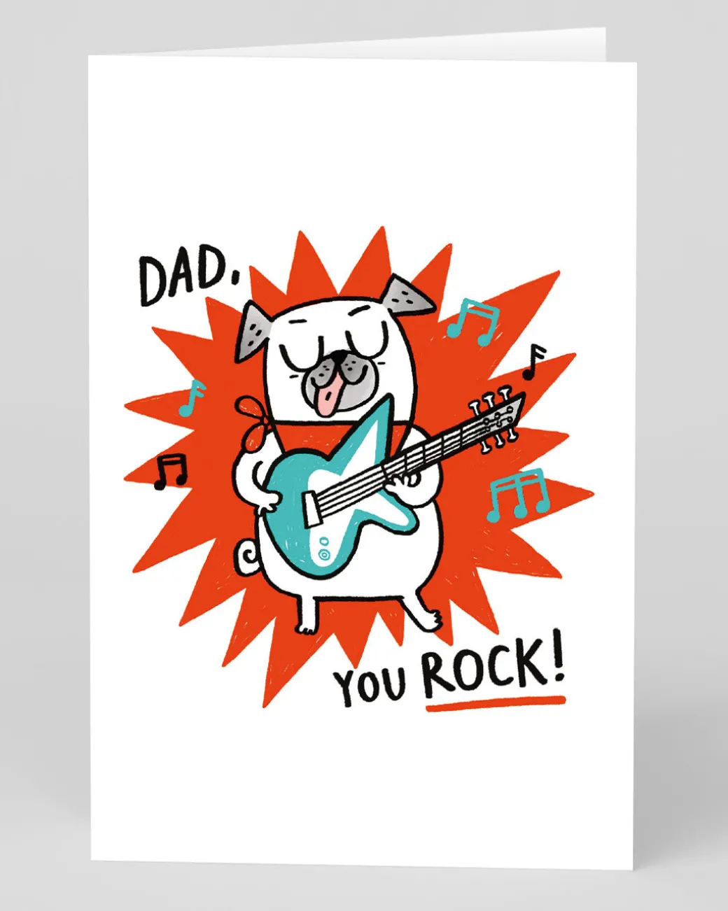 Dad You Rock Father's Day Card | Ohh Deer