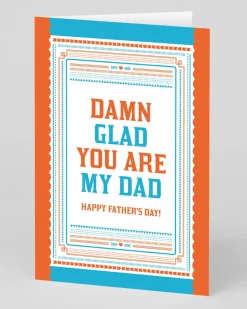 Damn Glad You Are My Dad Father's Day Card | Ohh Deer
