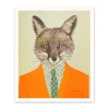 Dapper Fox Riso Print (12x10)
