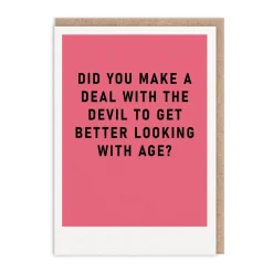 Deal With The Devil Greeting Card