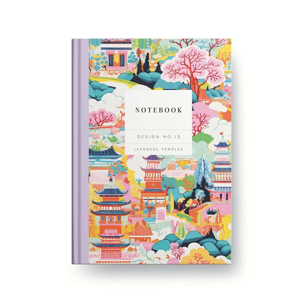 Design No.13 Japanese Temples Hardback Notebook