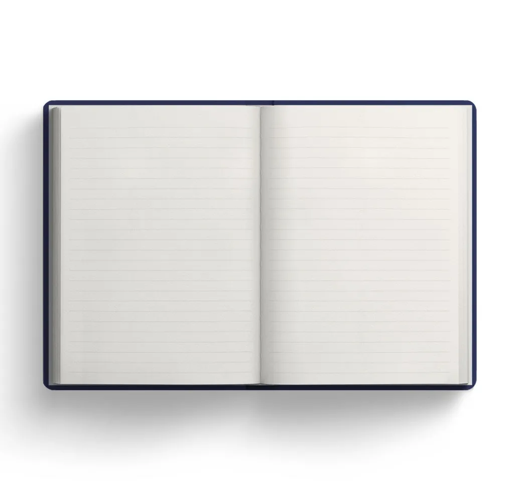 Design No.17 Scalloped Marble Hardback Notebook