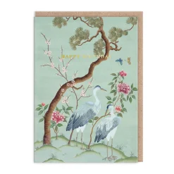 Diane Hill - Heron Landscape Birthday Card | Ohh Deer