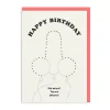 Dot To Dot Mature Balloons Birthday Card