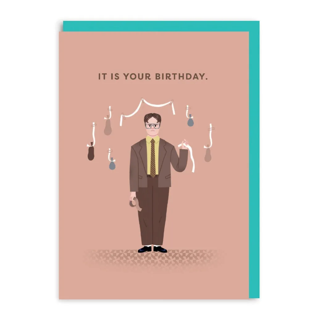 Dwight Schrute The Office US Birthday Card | Ohh Deer