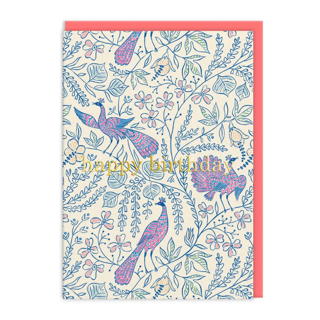 Emily Taylor - Peacocks Happy Birthday Card 🦚 | Ohh Deer