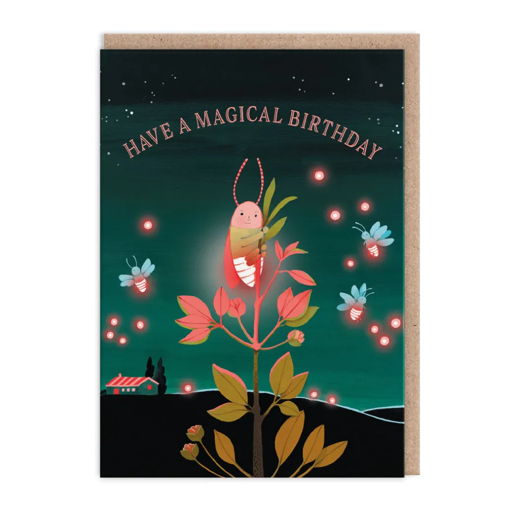 Firefly Birthday Card