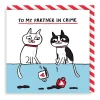 Gemma Correll Partner in Crime Greeting Card