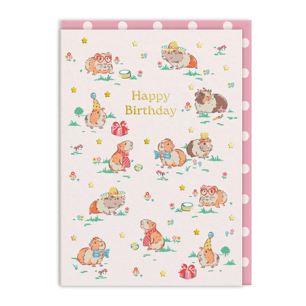 Guinea Pig Party Greeting Card