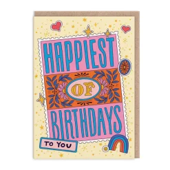Happiest Of Birthdays Greeting Card