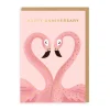 Happy Anniversary Flamingos Card | Anniversary Card | Ohh Deer