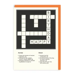 Happy Birthday Crossword Card | Birthday Card | Ohh Deer