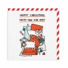 Happy Christmas From The Fur Baby Greeting Card