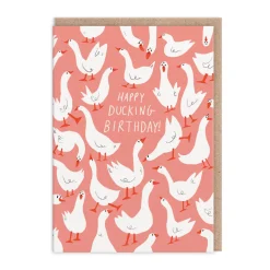 Happy Ducking Birthday Card