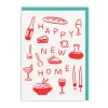 Happy New Home Doodles Greeting Card